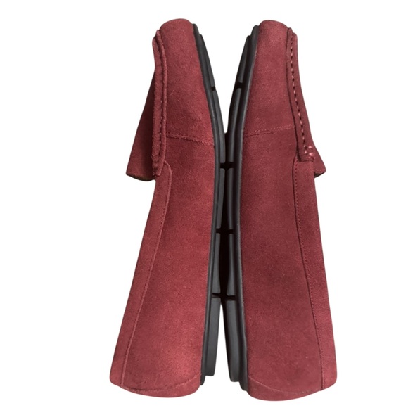 Vionic Debbie Burgundy Suede Loafers Size 11 Wide - Picture 3 of 5